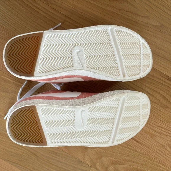 Not Geeks custom upcycled Nike x Louis Vuitton sneaker pink & white combo Size 8 - Picture 5 of 10